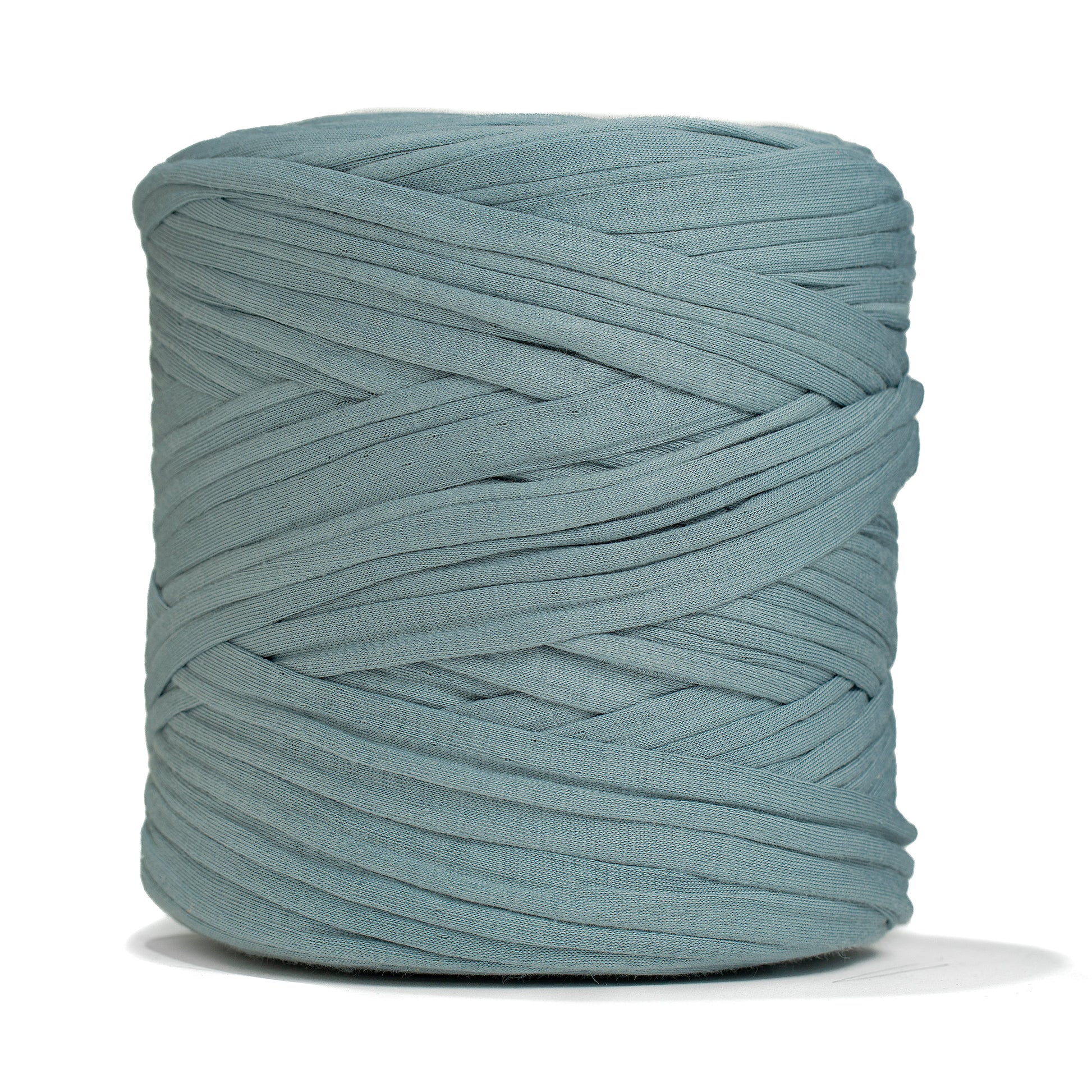Recycled T-Shirt Fabric Yarn - Jade Color - Prismatic Fiber Arts