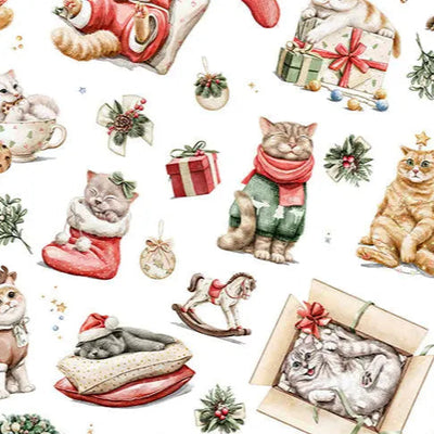 Jingle Paws Digital Cuddle Multi Fabric per yard - Prismatic Fiber Arts