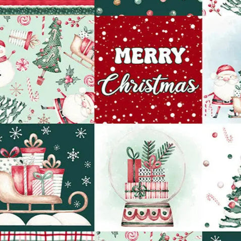 Jolly Stitches Digital Cuddle Multi Fabric per yard - Prismatic Fiber Arts