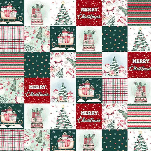 Jolly Stitches Digital Cuddle Multi Fabric per yard - Prismatic Fiber Arts