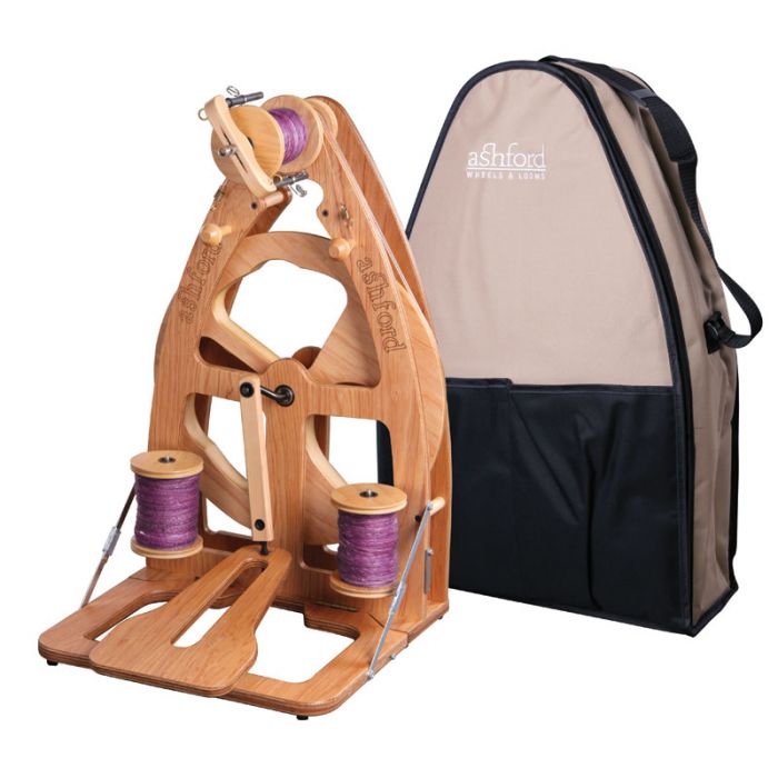 Ashford Joy Spinning Wheel 2 Single Treadle with carry bag - Prismatic Fiber Arts