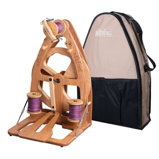 Ashford Joy Spinning Wheel 2 Single Treadle with carry bag - Prismatic Fiber Arts