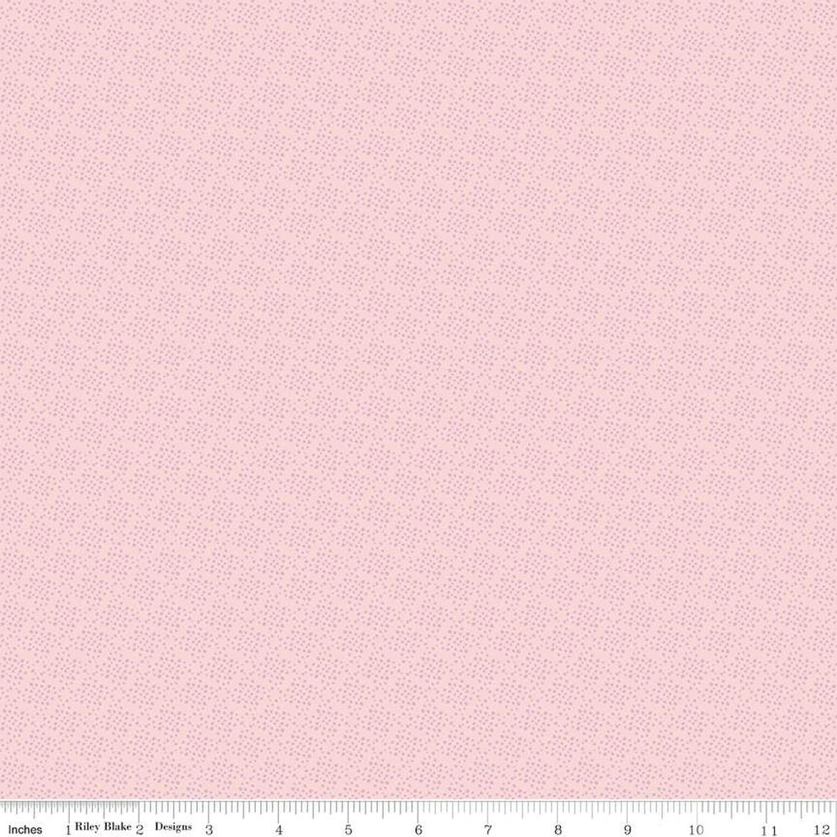 Juju's Petals Dots Pink Cotton 43"/44" Fabric Per Yard - Prismatic Fiber Arts