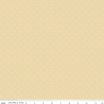 Juju's Petals Dots Yellow Cotton 43"/44" Fabric Per Yard - Prismatic Fiber Arts