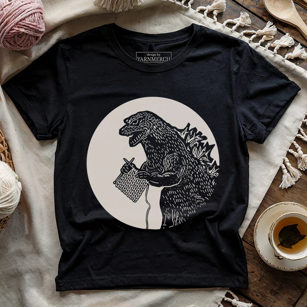 Knitzilla T-shirt - Prismatic Fiber Arts