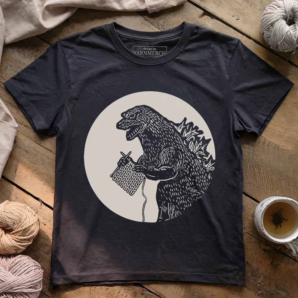 Knitzilla T-shirt - Prismatic Fiber Arts