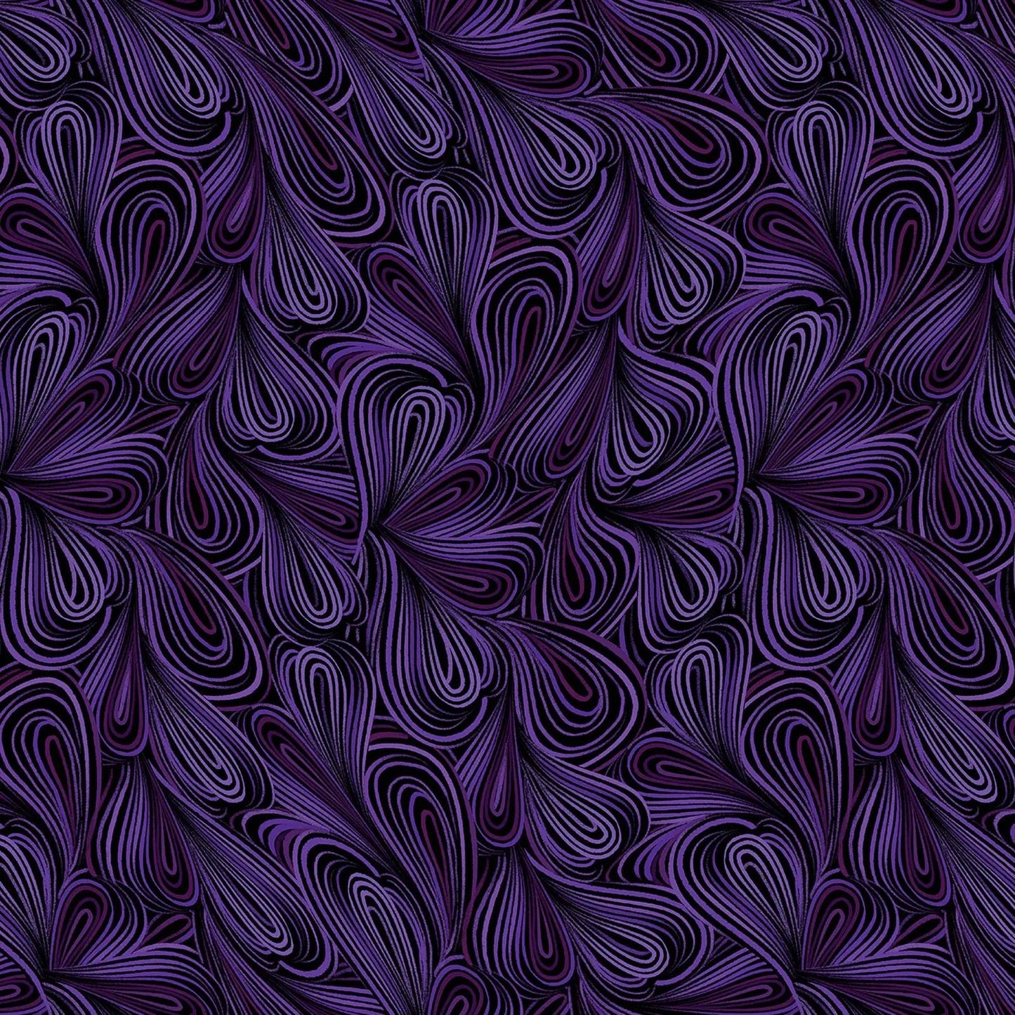 Purple Color Flow Cotton Wideback Fabric Per Yard - Prismatic Fiber Arts