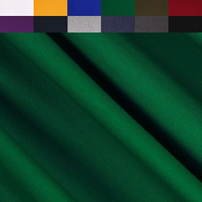Cotton Spandex Jersey Knit Fabric 190 GSM | Kelly Green | Made in Turkey - Prismatic Fiber Arts