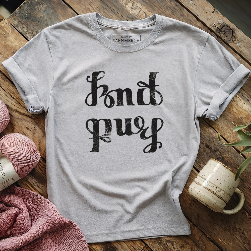 Knit Purl T-shirt - Prismatic Fiber Arts