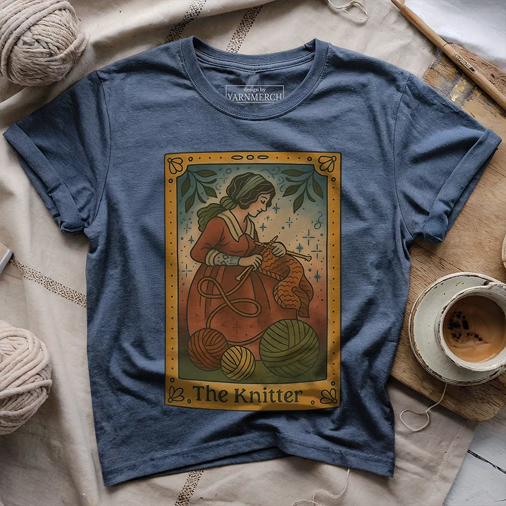 Knit Witch T-shirt - Prismatic Fiber Arts