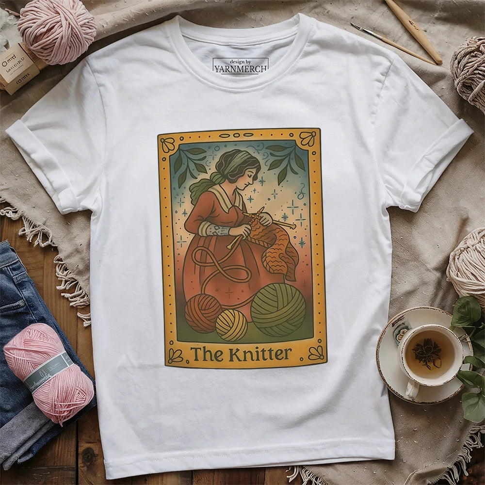 Knit Witch T-shirt - Prismatic Fiber Arts