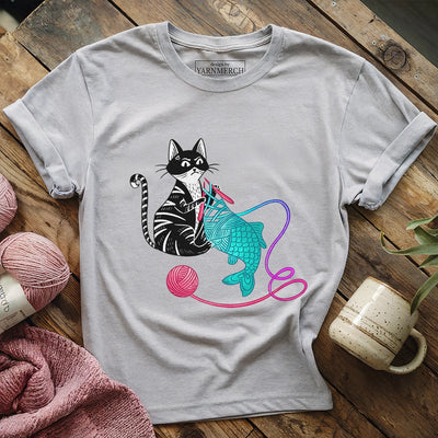 Knitfish T-shirt - Prismatic Fiber Arts
