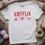 Knitflix And Chill T-shirt - Prismatic Fiber Arts
