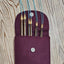 Blue Silk | Sampler Set | Adjustable Knitting Needles | 4 Sizes | US6, US8, US13, US17 | w/custom case - Prismatic Fiber Arts