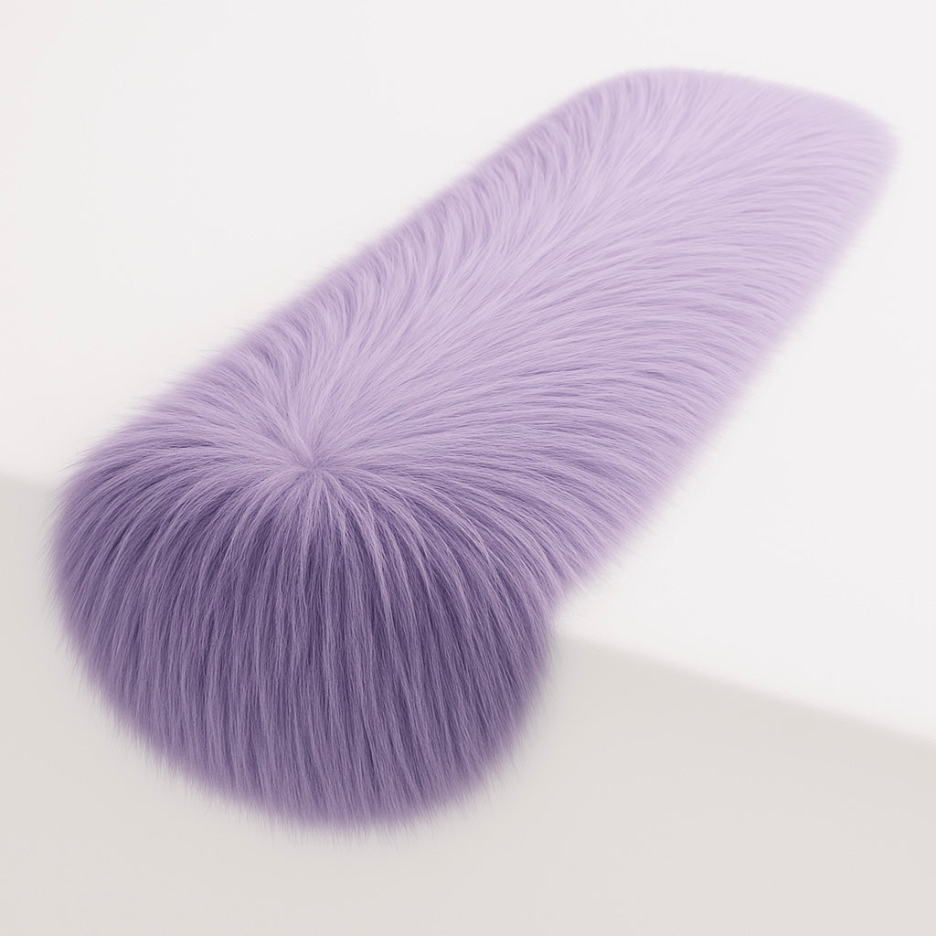 Faux Fur Table Runners – Elegant Decor for Every Occasion - Lavender - Prismatic Fiber Arts