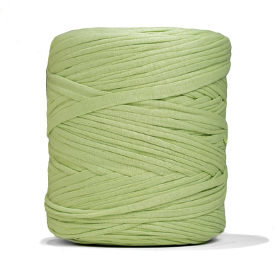 Recycled T-Shirt Fabric Yarn - Lime Green Color - Prismatic Fiber Arts