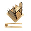 Jewel Loom Bead Weaving Loom Stand for Upright Wood Bead Loom Wisdom Warrior - Prismatic Fiber Arts