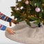 Premium Faux Fur Christmas Tree Skirt - 36 Inch | Luxurious Holiday Decorations - Prismatic Fiber Arts