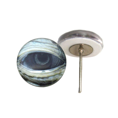 Lidded Green Sea Turtle Glass Eyes on Wire Pin Posts