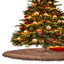 Premium Faux Fur Christmas Tree Skirt - 30 Inch | Luxurious Holiday Decorations - Prismatic Fiber Arts