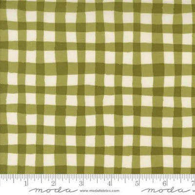 Light Green Emmitt And Ivy Winter Plaids 44"/45" Fabric Per Yard - Prismatic Fiber Arts