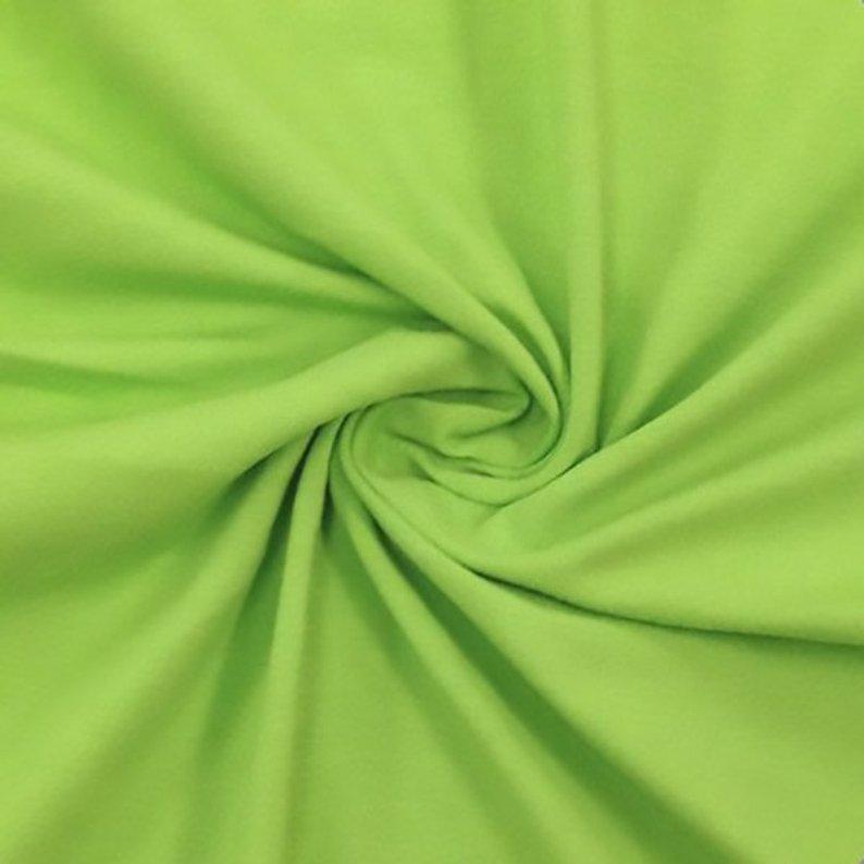 FabricLA 10 oz Cotton Spandex Jersey Knit Fabric – 4-Way Stretch | Lime - Prismatic Fiber Arts