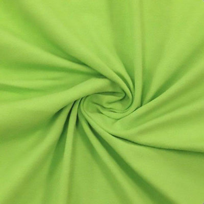 FabricLA 10 oz Cotton Spandex Jersey Knit Fabric – 4-Way Stretch | Lime - Prismatic Fiber Arts