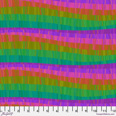 Love Stripe Multi Cotton 44"/45" Fabric Per Yard - Prismatic Fiber Arts