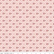 Love You Always Floral Plaid Pink Cotton 43"/44" Fabric Per Yard - Prismatic Fiber Arts