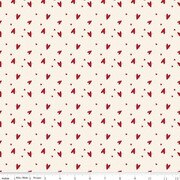 Love You Always Hearts Cream Cotton 43"/44" Fabric Per Yard - Prismatic Fiber Arts
