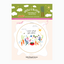 Garden Party "Love What You Grow" Eco-Embroidery Kit w. Veg, Fruit, Bees & Sun 4" Sampler (Joyful Threads Grow & Bloom) - Prismatic Fiber Arts