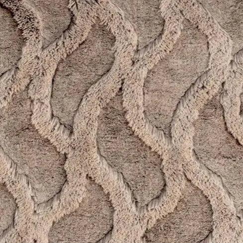 Luxe Cuddle Bunny Bailey Chocolate/Almond Fabric per yard - Prismatic Fiber Arts