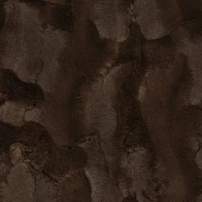 Luxe Cuddle Hide Chocolate Fabric per yard - Prismatic Fiber Arts