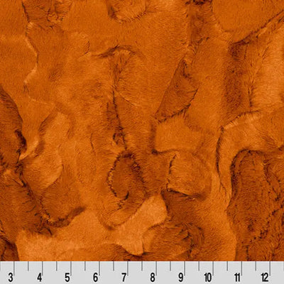 Luxe Cuddle Hide Ginger Fabric per yard - Prismatic Fiber Arts