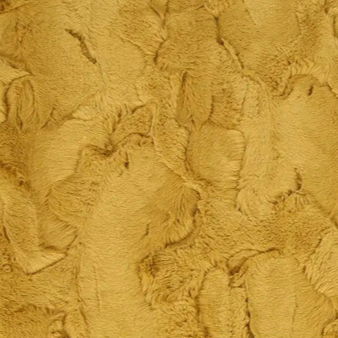 Luxe Cuddle Hide Golden Fabric per yard - ( 2/3 Yard Pack ) - Prismatic Fiber Arts