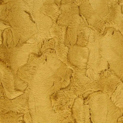 Luxe Cuddle Hide Golden Fabric per yard - ( 2/3 Yard Pack ) - Prismatic Fiber Arts