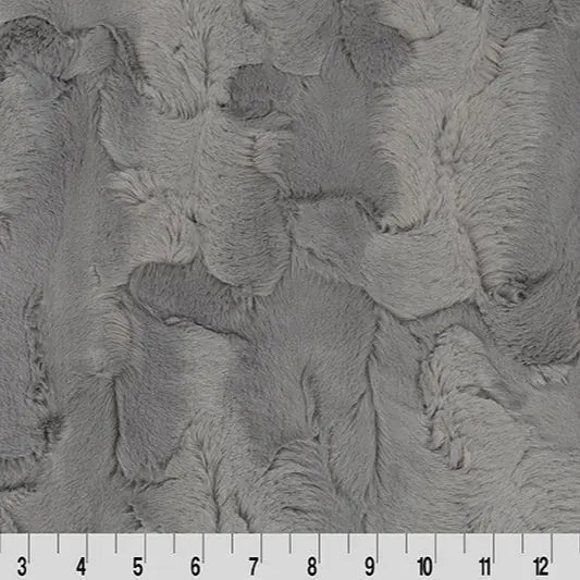 Luxe Cuddle Hide Graphite Fabric per yard - Prismatic Fiber Arts