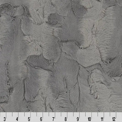 Luxe Cuddle Hide Graphite Fabric per yard - Prismatic Fiber Arts