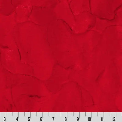 Luxe Cuddle Hide Red Fabric per yard - Prismatic Fiber Arts