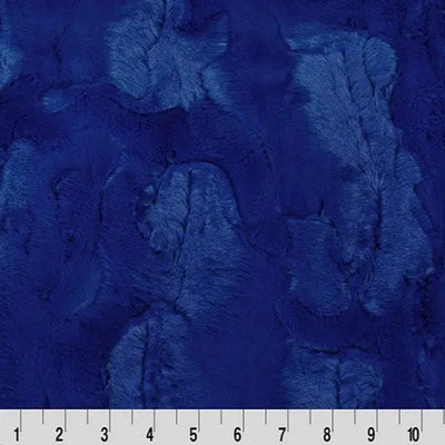 Luxe Cuddle Hide Royal Fabric per yard - Prismatic Fiber Arts