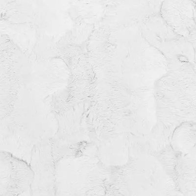 Luxe Cuddle Hide Snow Fabric per yard - Prismatic Fiber Arts