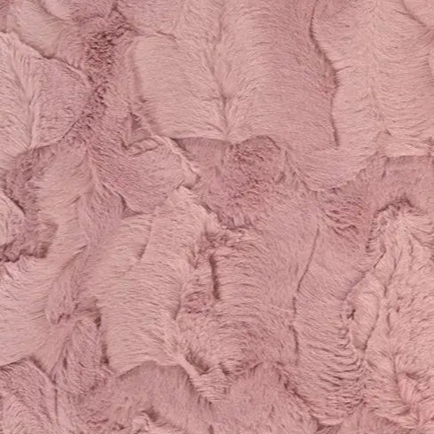 Luxe Cuddle Hide Woodrose Fabric per yard - Prismatic Fiber Arts