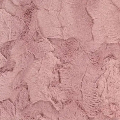 Luxe Cuddle Hide Woodrose Fabric per yard - Prismatic Fiber Arts