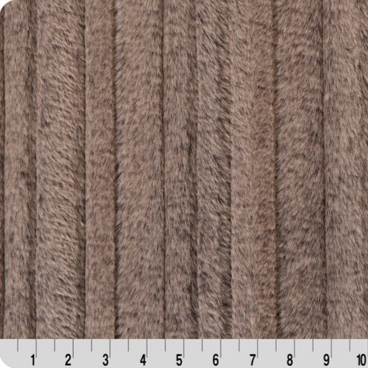 Luxe Cuddle Iced Vienna Chocolate 58"/60" Fabric per yard