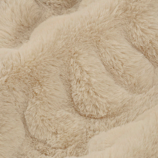 Luxe Cuddle Milan Eggshell 58"/60" Fabric per yard