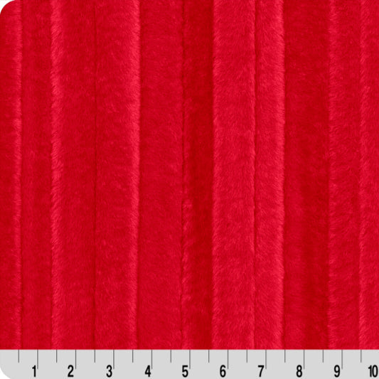 Luxe Cuddle Vienna Cardinal" 58"/60" Fabric per yard