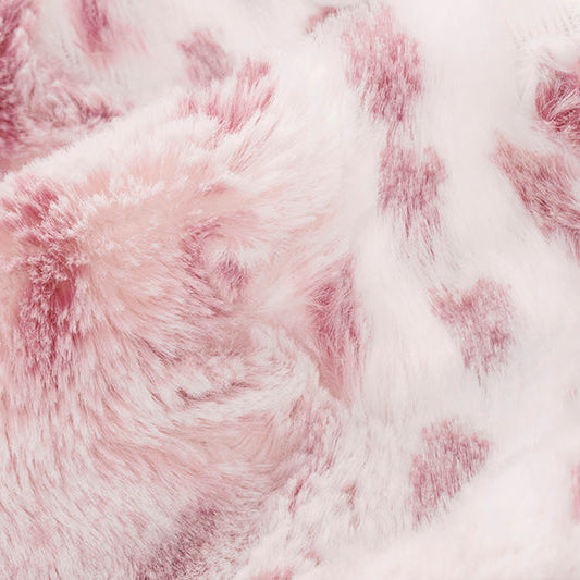 Luxe Cuddle Wild Lynx Wildrose 58"/60" Fabric per yard