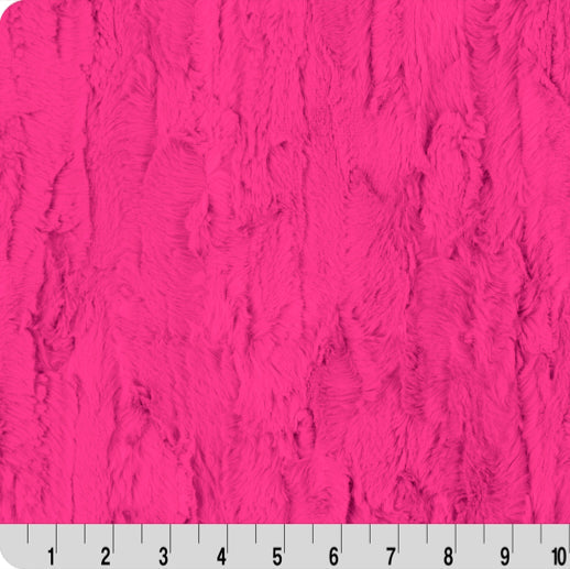 Luxe Cuddle Willow Think Pink 58"/60" Fabric per yard