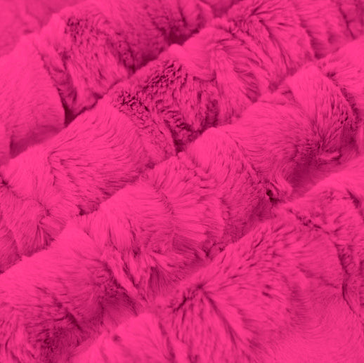 Luxe Cuddle Willow Think Pink 58"/60" Fabric per yard
