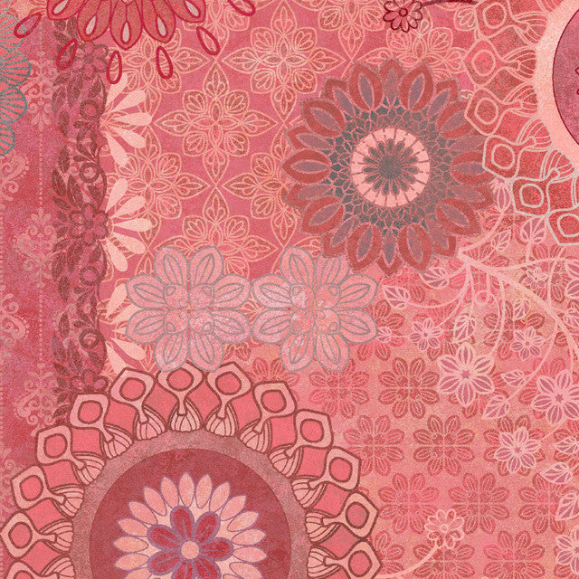 Pink and Red Operetta Patchwork Cotton 43"/44" Fabric Per Yard - Prismatic Fiber Arts
